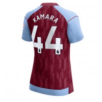 Fotbalové Dres Aston Villa Boubacar Kamara #44 Dámské Domácí 2023-24 Krátký Rukáv